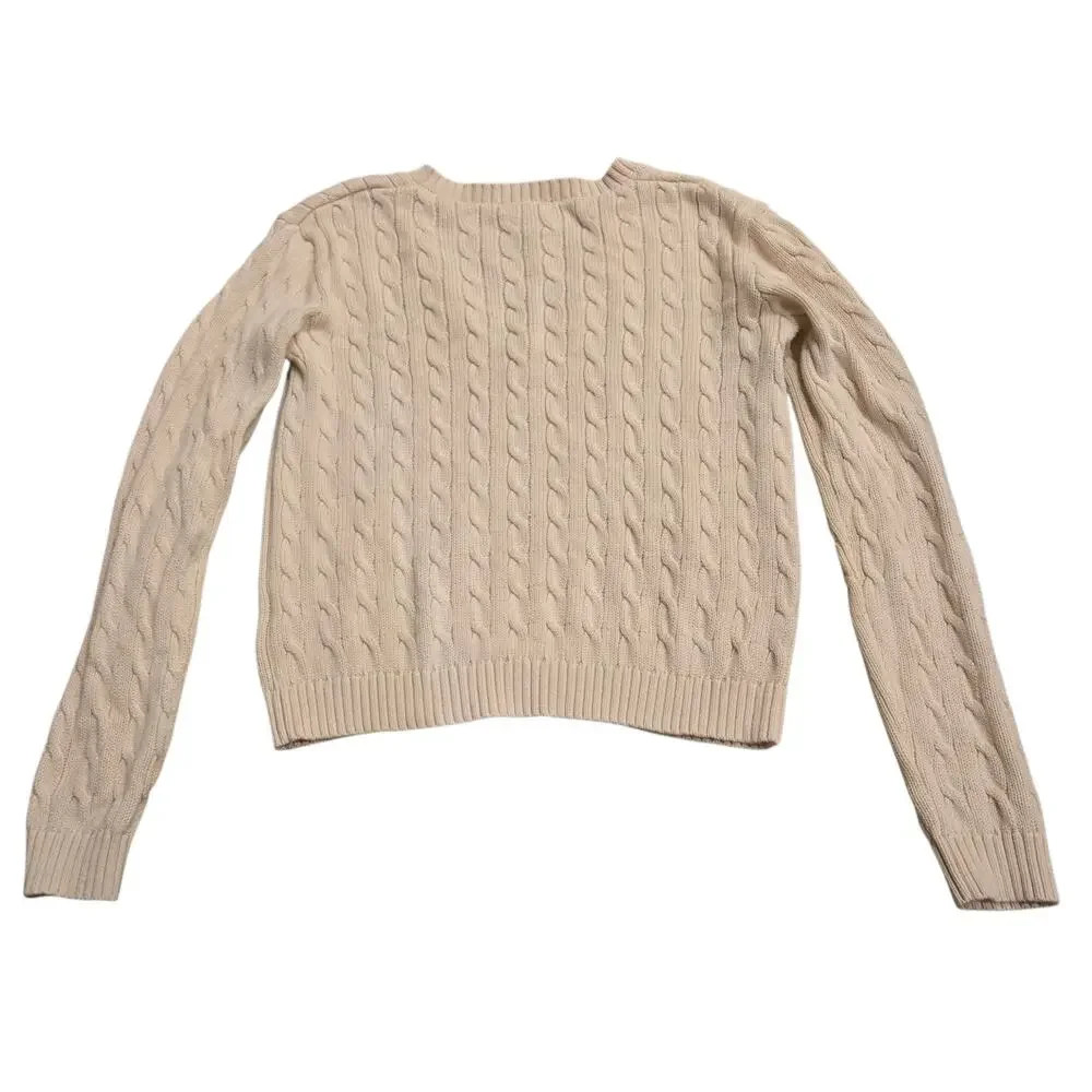 Brandy Melville Sweater Knit Womans Lt Pink One Size Casual Preppy Fits Like M - Picture 3 of 8